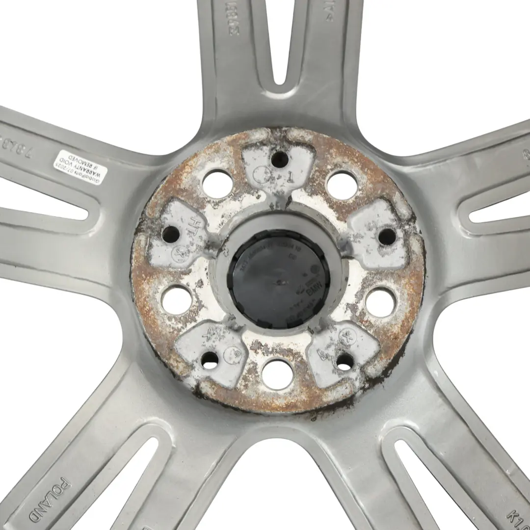 Cerchio lega grigio ferrico 18" M doppie razze 486 ET:57 8J per BMW F45 F46 con numero di parte 7848602 BMW F45 F46 Cerchio lega grigio ferrico 18" M doppie razze 486 ET:57 8J - SKU 7848602-2 - Numero di parte 7848602