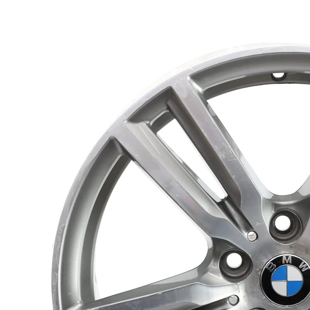 Llanta aleación BMW F45 F46 Gris Férrico 18" M Doble Radio 486 ET:57 8J para con número de pieza 7848602 Llanta aleación BMW F45 F46 Gris Férrico 18" M Doble Radio 486 ET:57 8J - SKU 7848602-2 - Número de pieza 7848602