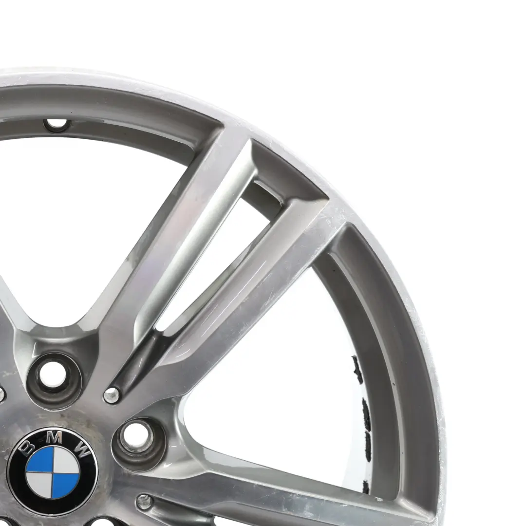  Llanta aleación BMW F45 F46 Gris Férrico 18" M Doble Radio 486 ET:57 8J - SKU 7848602-2 - Número de pieza 7848602