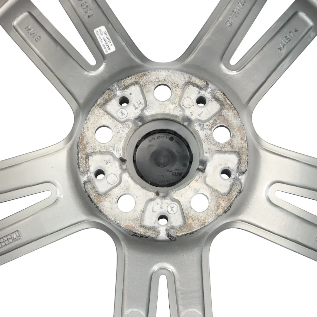 Wheel Rim BMW F45 F46 Ferric Grey Alloy 18" M Double Spoke 486 ET:57 8J - SKU 7848602-4 - Part number 7848602