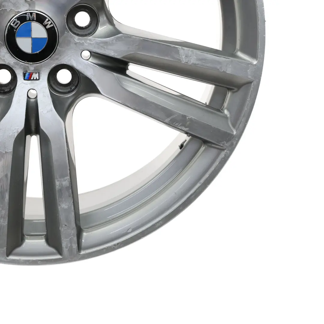Wheel Rim BMW F45 F46 Ferric Grey Alloy 18" M Double Spoke 486 ET:57 8J - SKU 7848602-4 - Part number 7848602
