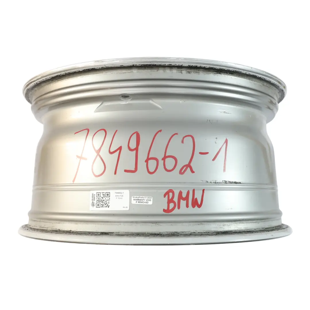 Rim BMW X3 F25 X4 F26 Alloy 19" M Double Spoke 622 9,5J ET:48 to Wheel with Part number 7849662 Wheel Rim BMW X3 F25 X4 F26 Alloy 19" M Double Spoke 622 9,5J ET:48 - SKU 7849662-1 - Part number 7849662