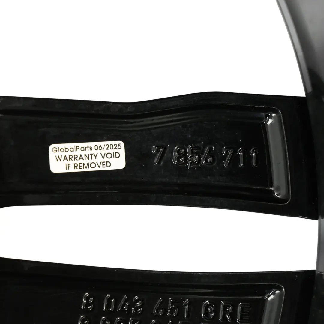 Leicht metall felge hinten 19" 8,5J ET:47 M Doppelspeiche für BMW F30 F31 mit Teilenummer 7856711 BMW F30 F31 Leicht metall felge hinten 19" 8,5J ET:47 M Doppelspeiche - SKU 7856711-1 - Teilenummer 7856711