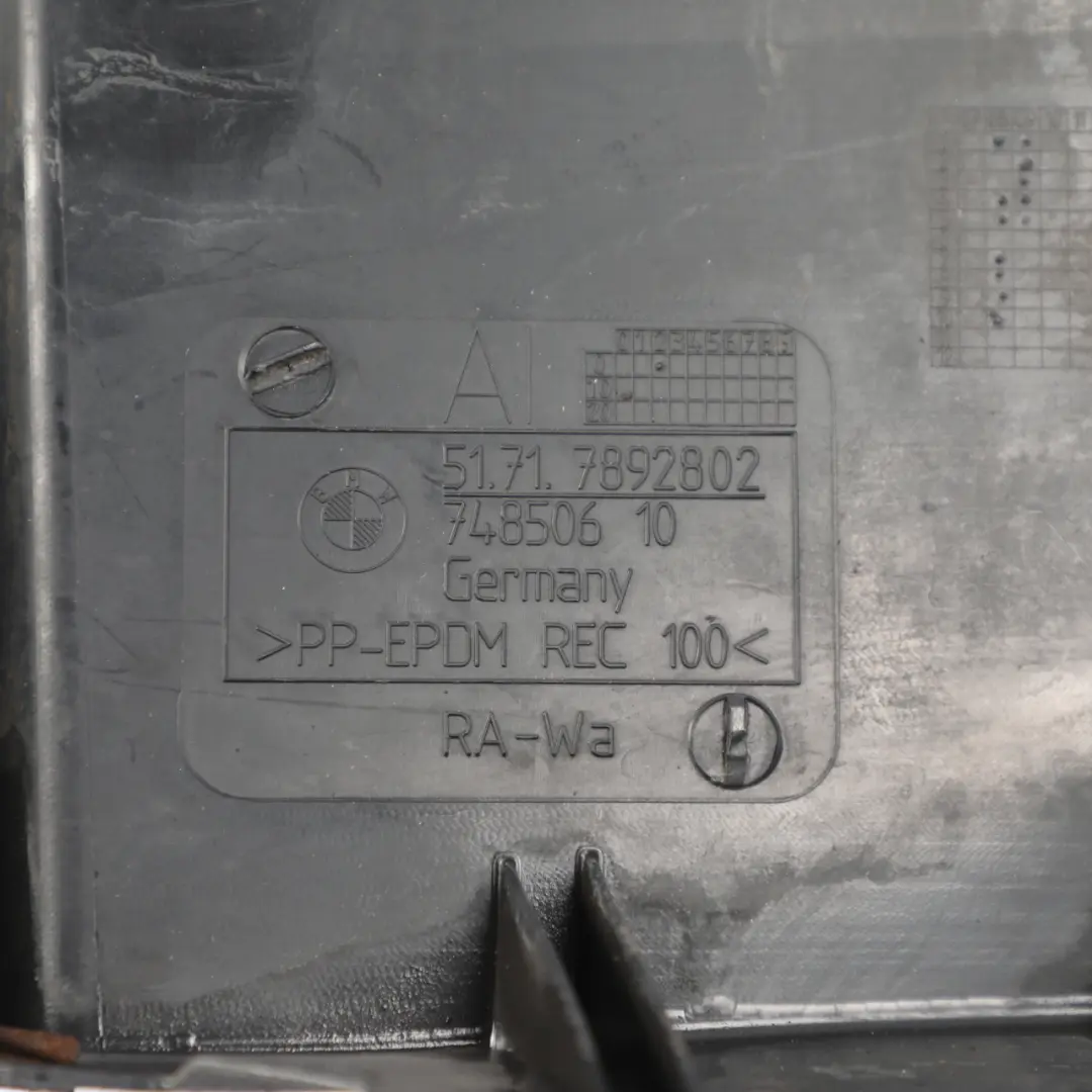 Bottom Lower Wheel Arch Housing Front Right O/S to BMW E90 E91 LCI M Sport with Part number 7892802 BMW E90 E91 LCI M Sport Bottom Lower Wheel Arch Housing Front Right O/S - SKU 7892802 - Part number 7892802