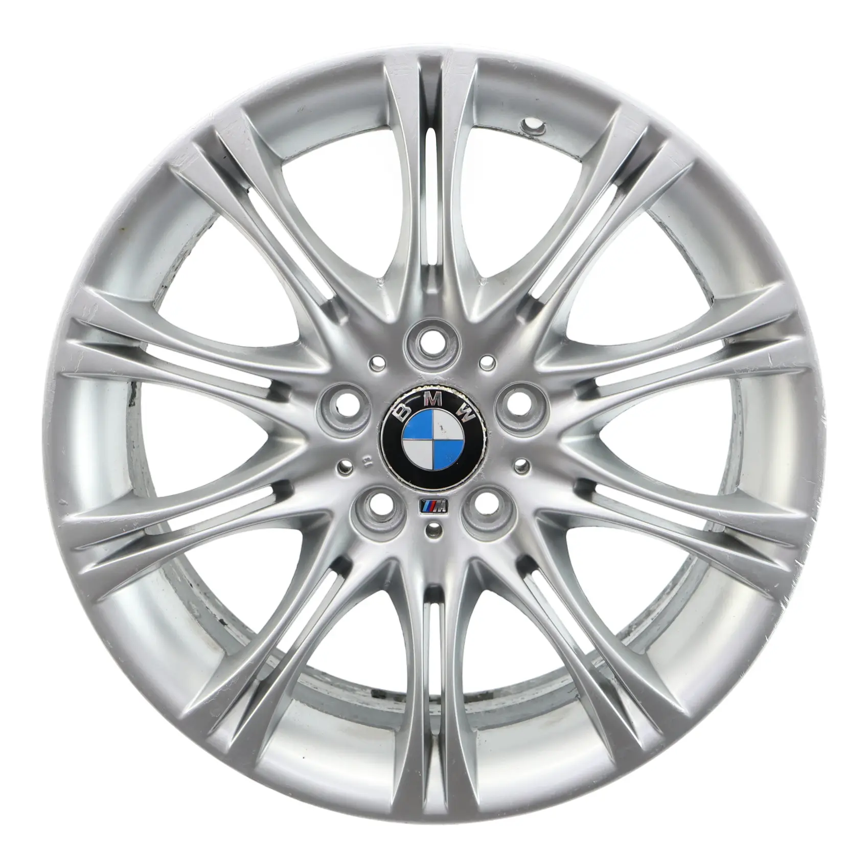 BMW E46 Z4 E85 Silver Front Alloy Wheel Rim 18" 8J ET:47 M Double Spoke 135