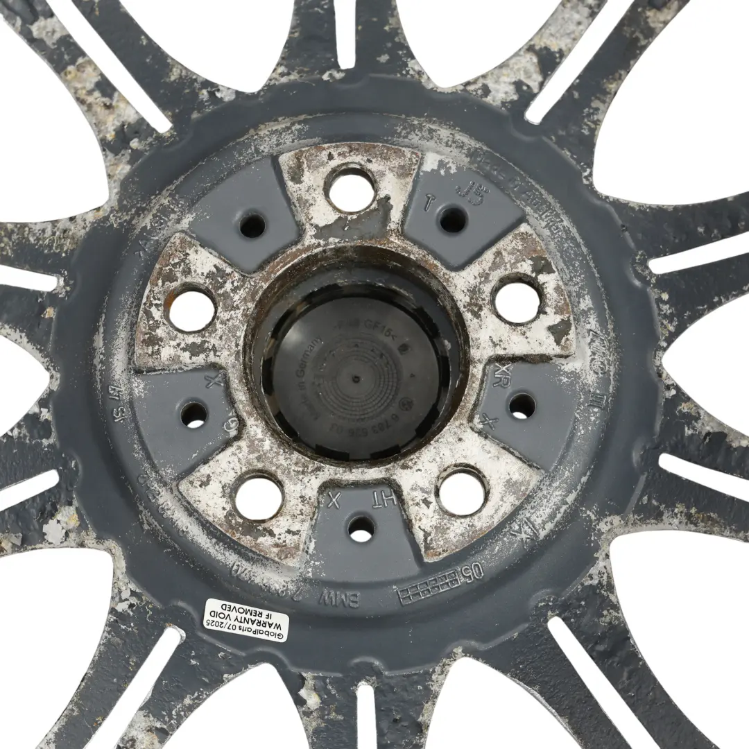 BMW E46 Z4 E85 Argento Cerchio Anteriore In Lega 18" 8J ET:47 M Doppie Razze 135 - SKU 7896470-2 - Numero di parte 7896470