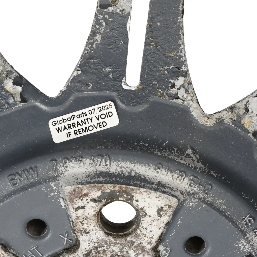 BMW E46 Z4 E85 Argento Cerchio Anteriore In Lega 18" 8J ET:47 M Doppie Razze 135 - SKU 7896470-2 - Numero di parte 7896470