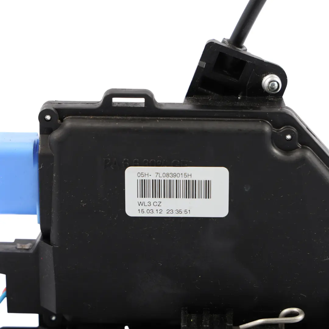 Door Lock Rear Left N/S Latch Mechanism to Volkswagen VW Touran 1T with Part number 7L0839015H Volkswagen VW Touran 1T Door Lock Rear Left N/S Latch Mechanism - SKU 7L0839015H - Part number 7L0839015H