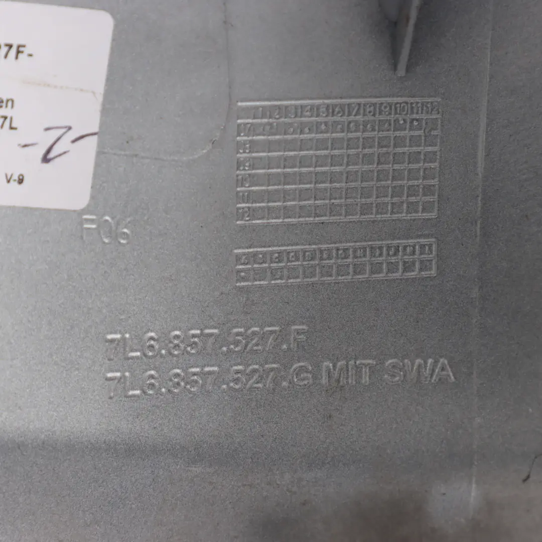 7L Wing Mirror Cover Reflex Silver Metallic - A7W Front Left N/S to VW Touareg with Part number 7L6857527F VW Touareg 7L Wing Mirror Cover Reflex Silver Metallic - A7W Front Left N/S - SKU 7L6857527F-RES - Part number 7L6857527F