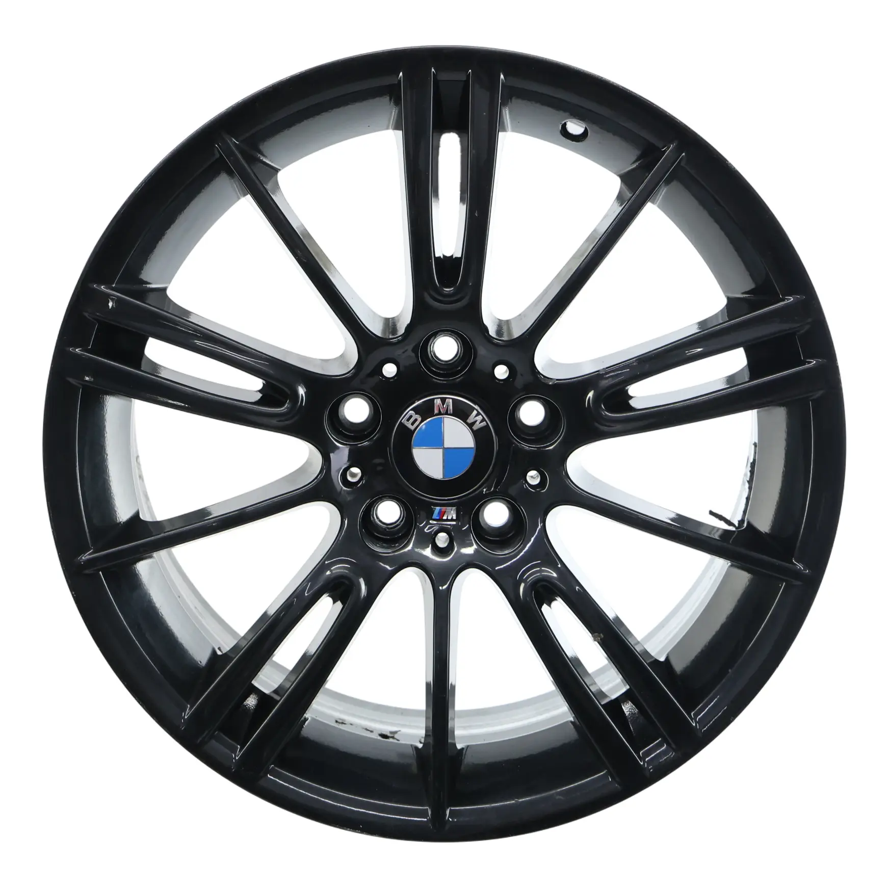 BMW E90 E91 E92 E93 Cerchio Anteriore Nero Lega 18" 8J ET:34 M Spider Spoke 193