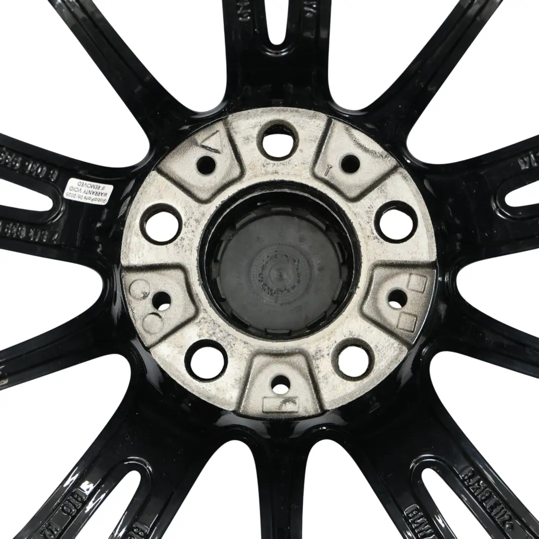 BMW E90 E91 E92 E93 Noir Jante Alliage Avant 18" 8J ET:34 M Spider Spoke 193 - SKU 8036933-9 - Numéro de pièce 8036933