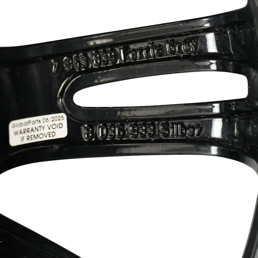 BMW E90 E91 E92 E93 Llanta Aleación Delantera Negra 18" 8J ET:34 - SKU 8036933-9 - Número de pieza 8036933