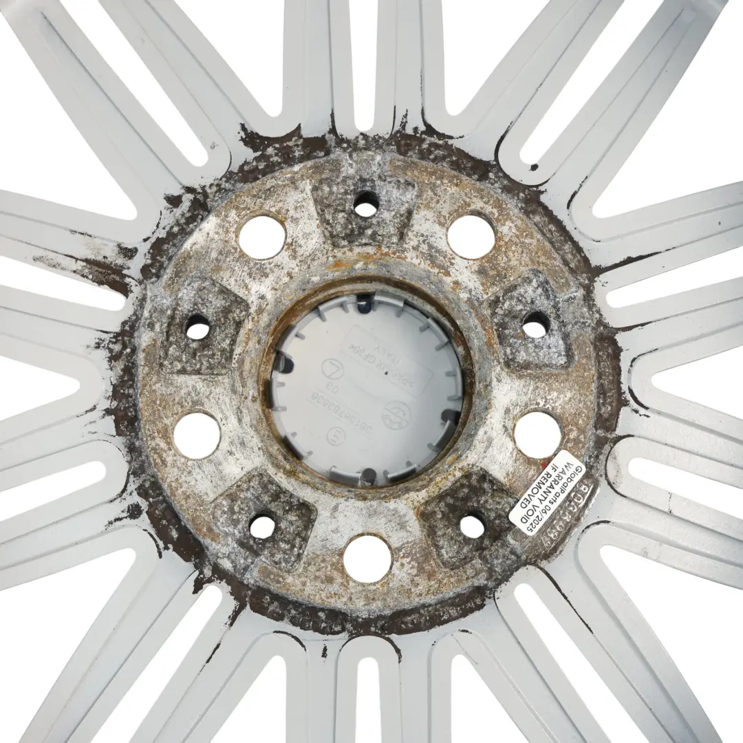 BMW E81 E82 E87 E88 Argento Allu Mini o Cerchione IN Lega 17" 7J ET:47 - SKU 8036937-6 - Numero di parte 8036937