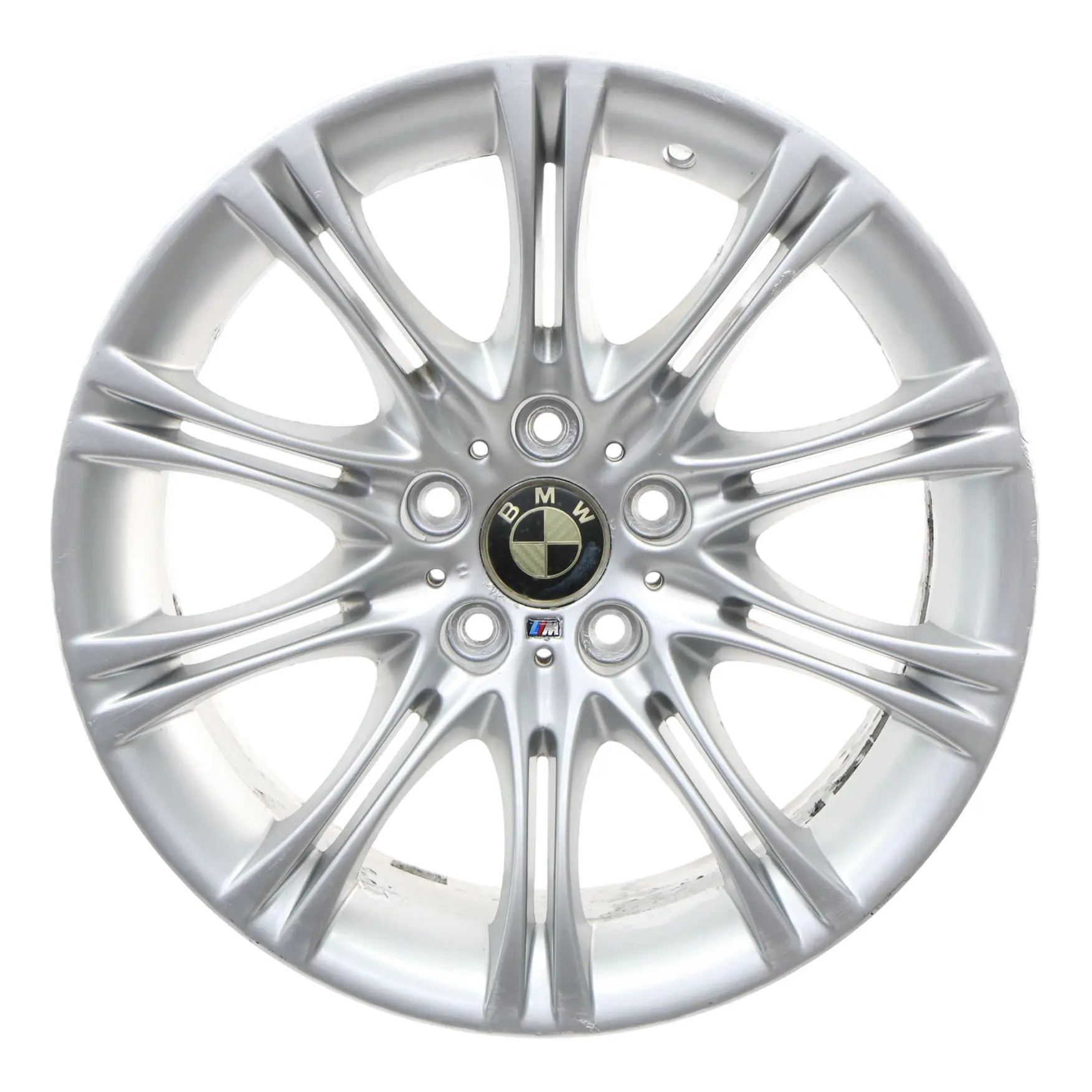 BMW E60 E61 Silver Alloy Wheel Rim 18" ET:20 8J M Double Spoke 135