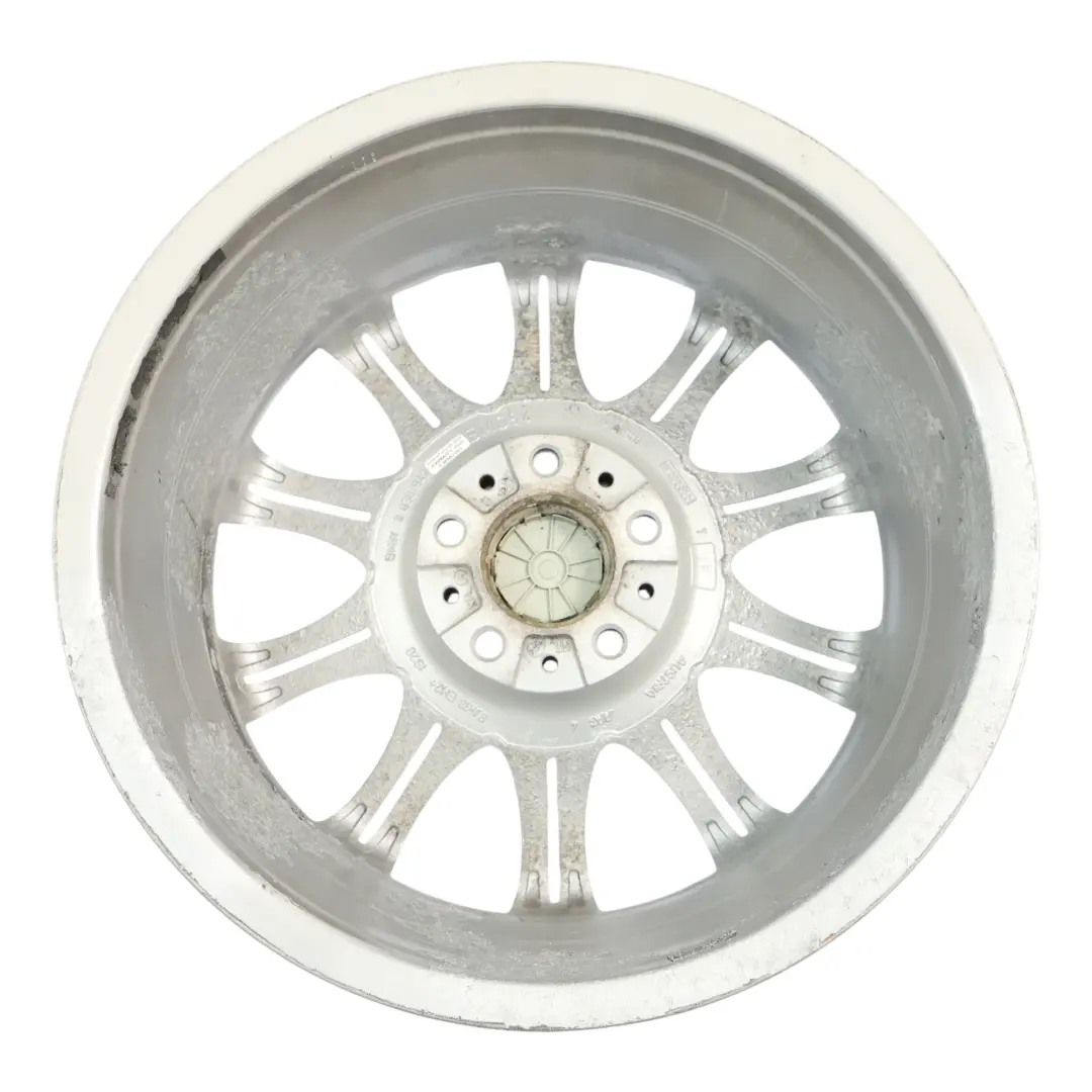 BMW E60 E61 Silver Alloy Wheel Rim 18" ET:20 8J M Double Spoke 135 - SKU 8036947-2 - Part number 8036947