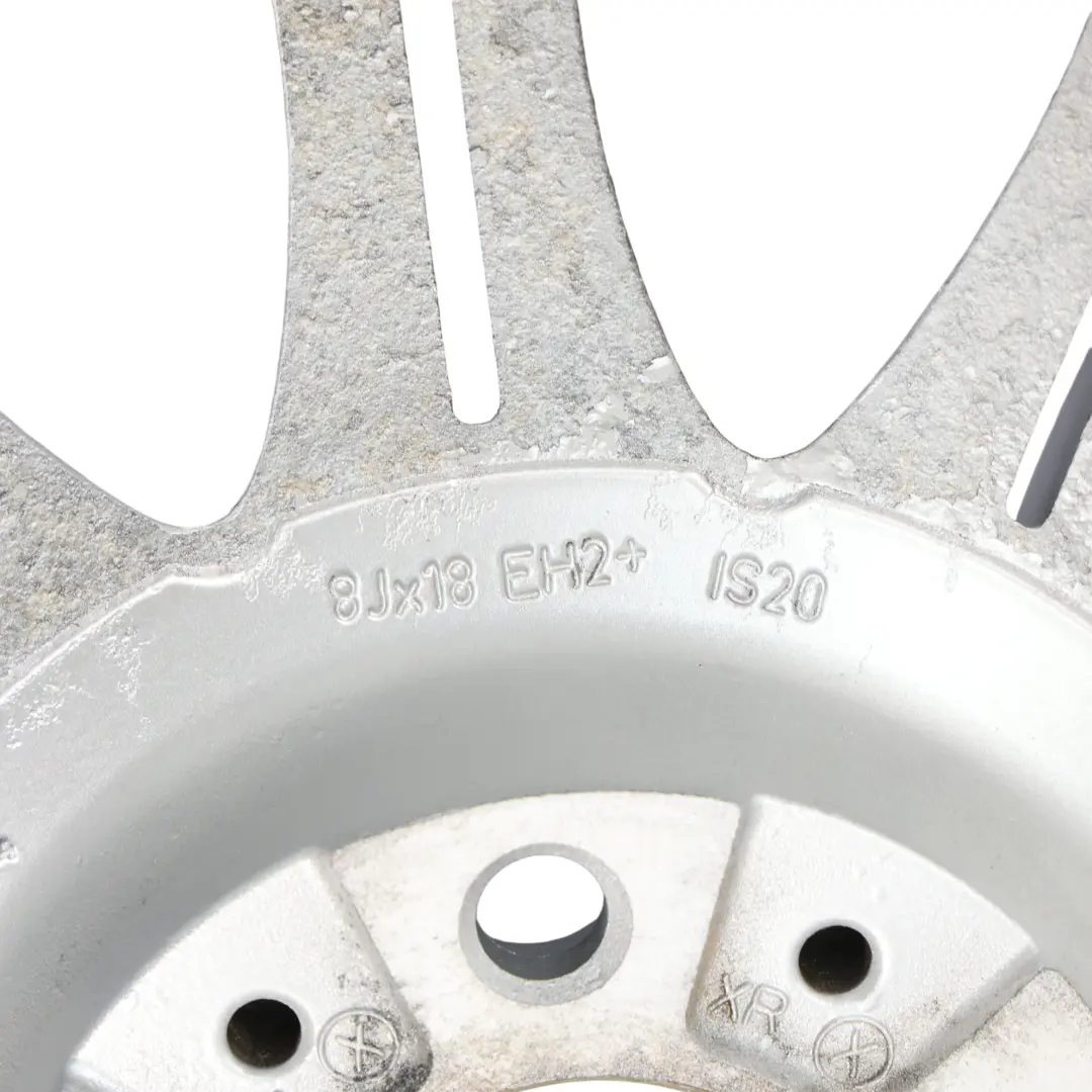 BMW E60 E61 Silver Alloy Wheel Rim 18" ET:20 8J M Double Spoke 135 - SKU 8036947-2 - Part number 8036947