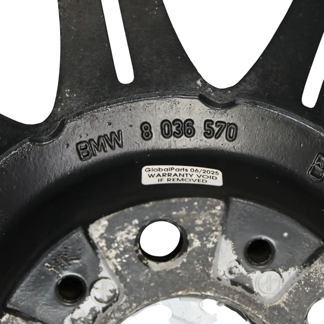 Alloy Wheel Rim 18" 8J ET:20 M Double Spoke 135 BMW E60 E61 Black - SKU 8036947-3 - Part number 8036947