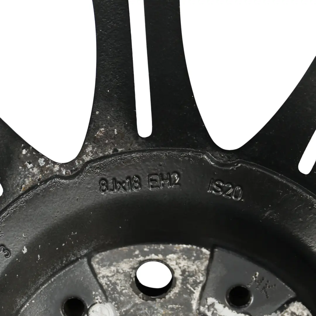 Alloy Wheel Rim 18" 8J ET:20 M Double Spoke 135 BMW E60 E61 Black - SKU 8036947-3 - Part number 8036947