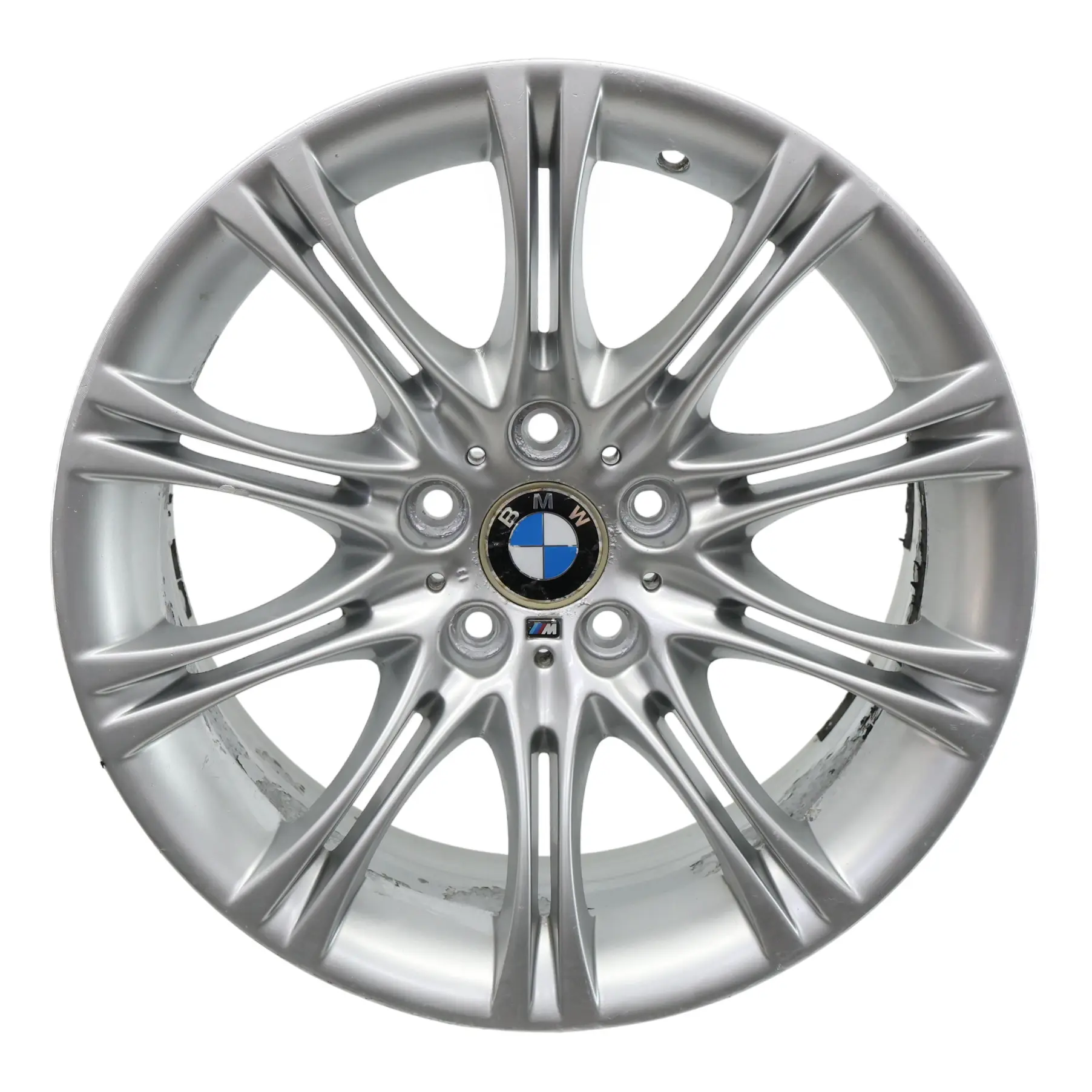 BMW 5 Series E60 E61 Silver Alloy Wheel Rim 18" ET:20 8J M Double Spoke 135