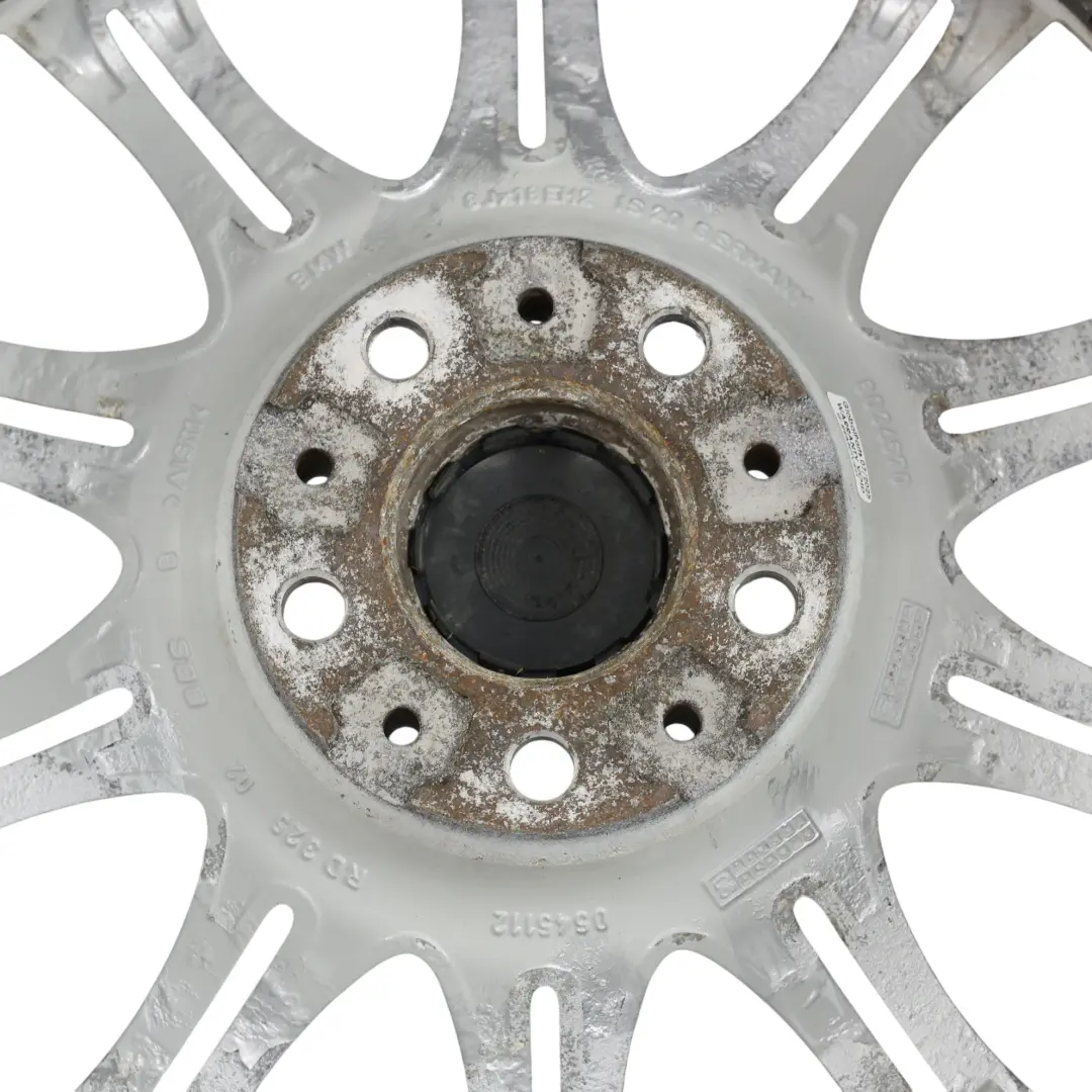 BMW E60 E61 Silver Alloy Wheel Rim 18" ET:20 8J M Double Spoke 135 - SKU 8036947-6 - Part number 8036947