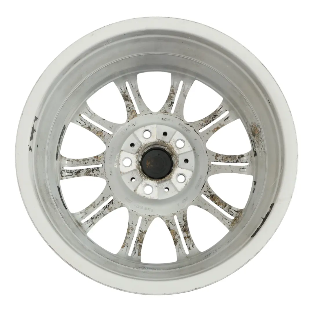 BMW E60 E61 Silver Alloy Wheel Rim 18" 8J ET:20 M Double Spoke 135 - SKU 8036947 - Part number 8036947