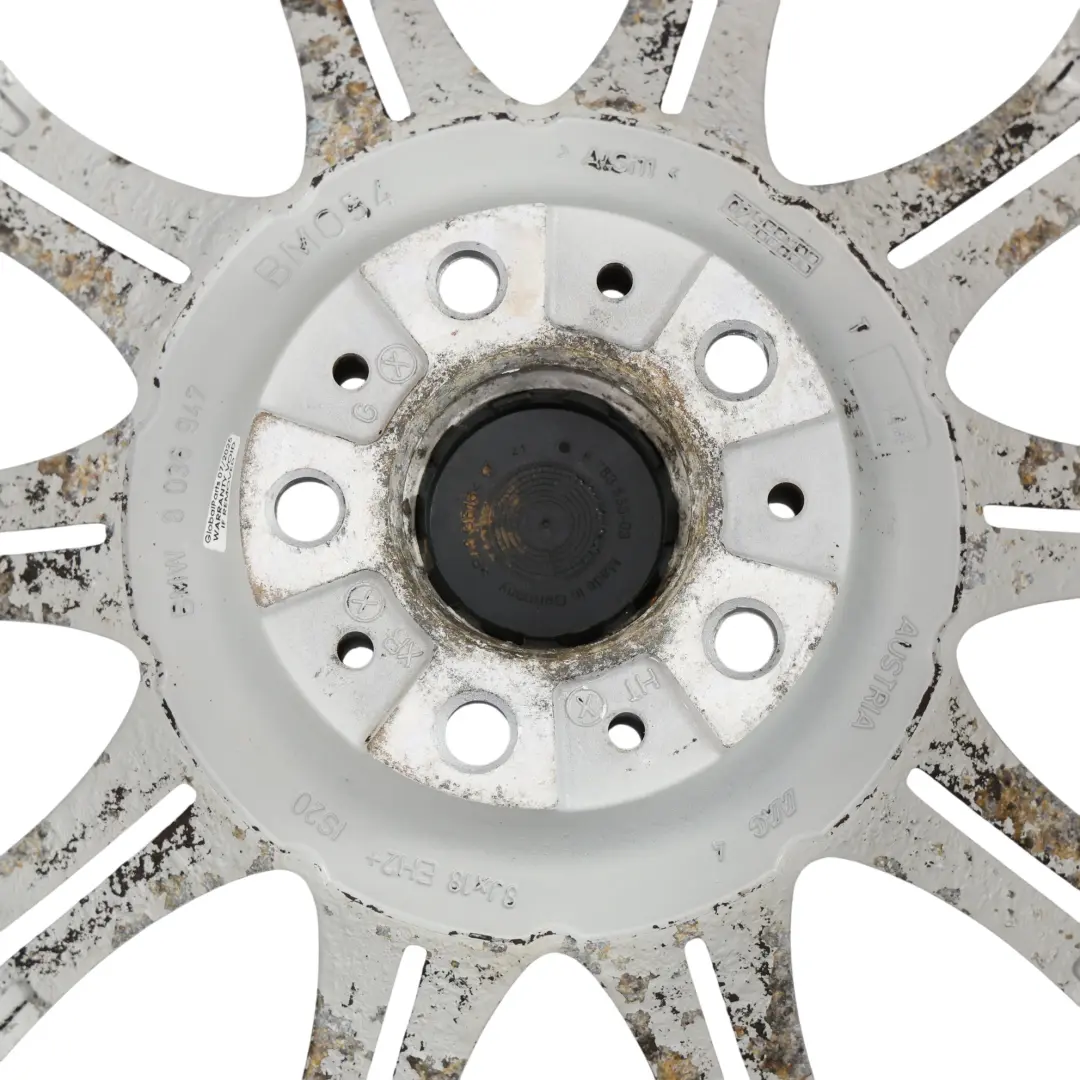BMW E60 E61 Silver Alloy Wheel Rim 18" 8J ET:20 M Double Spoke 135 - SKU 8036947 - Part number 8036947
