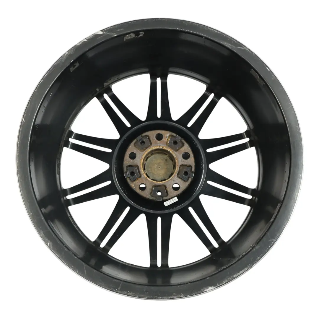 BMW E90 E91 Vorne Schwarz Alu Felge Alufelge 19" M Doppel Speiche 225 8J ET:37 - SKU 8037141-2 - Teilenummer 8037141