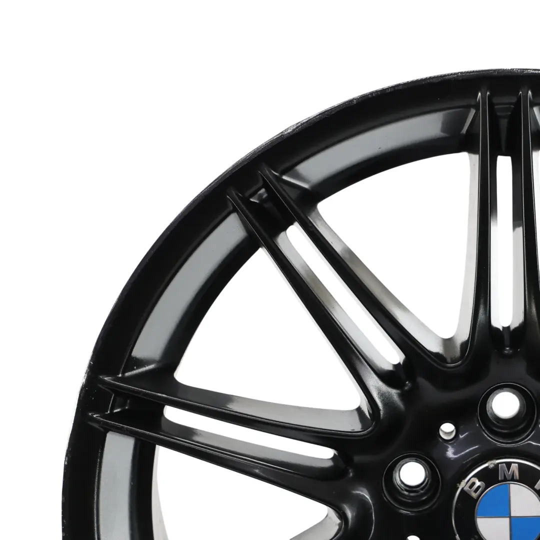 BMW E90 E91 E92 Jante Avant En Alliage Noir 19" M À Doubles Rayons 225 8J ET:37 - SKU 8037141-2 - Numéro de pièce 8037141