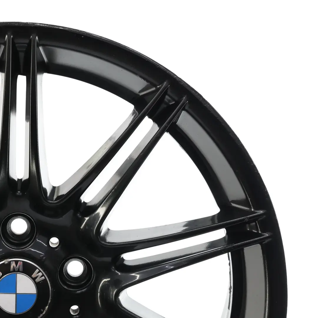 BMW E90 E91 Anteriore Nero AlluMini o Cerchione IN Lega 19" M Doppio Raggio 225 - SKU 8037141-2 - Numero di parte 8037141