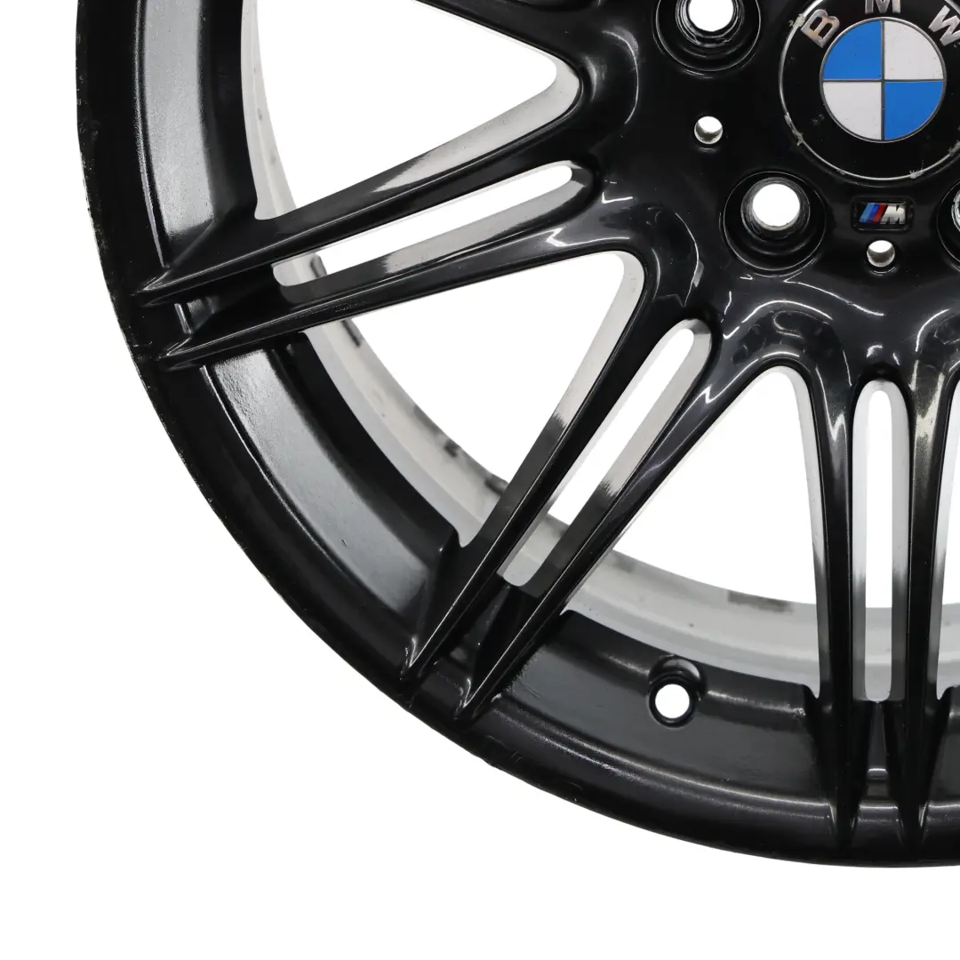Alloy Rim Front Black 19" M Double Spoke 225 8J ET:37 to BMW E90 E91 E92 Wheel with Part number 8037141 BMW E90 E91 E92 Wheel Alloy Rim Front Black 19" M Double Spoke 225 8J ET:37 - SKU 8037141-2 - Part number 8037141