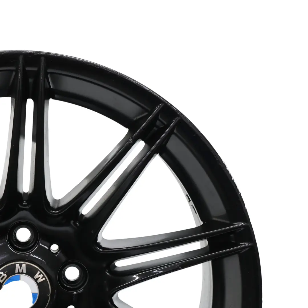 BMW E90 E91 Schwarz Hinten Alu Felge Alufelge 19" M Double Spoke 225 9J ET:39 - SKU 8037142-3 - Teilenummer 8037142