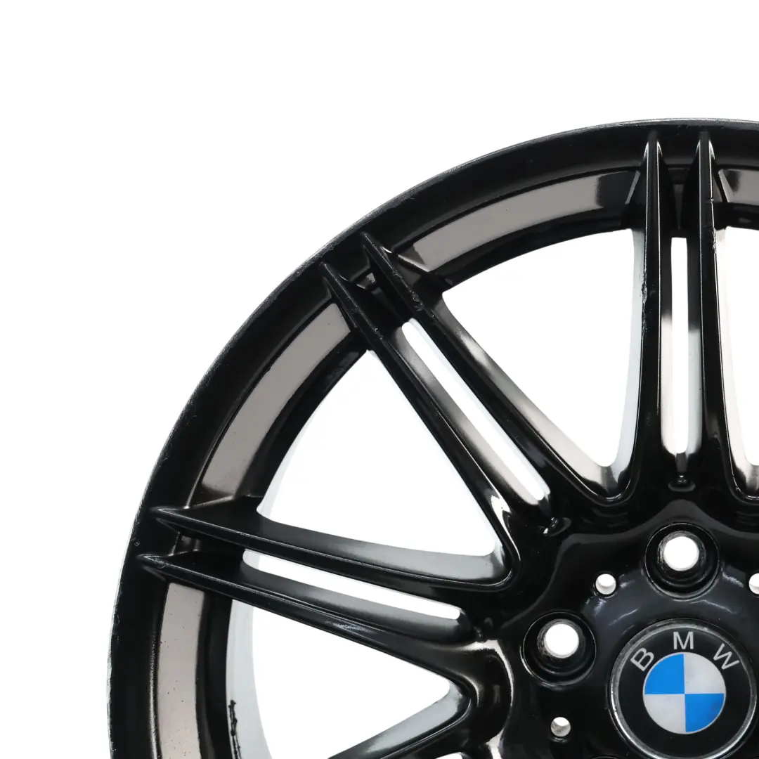 BMW E90 E91 E92 E93 Noir Jante Alliage 19" M Double Rayon 225 9J ET:39 - SKU 8037142-7 - Numéro de pièce 8037142