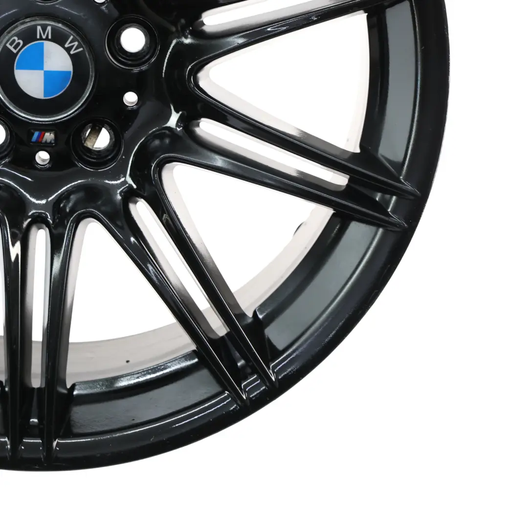 BMW E90 E91 E92 E93 Noir Jante Alliage 19" M Double Rayon 225 9J ET:39 - SKU 8037142-7 - Numéro de pièce 8037142