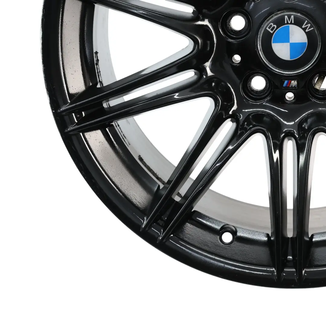 BMW E90 E91 E92 E93 Black Rear Wheel Alloy Rim 19" M Double Spoke 225 9J ET:39 - SKU 8037142-7 - Part number 8037142