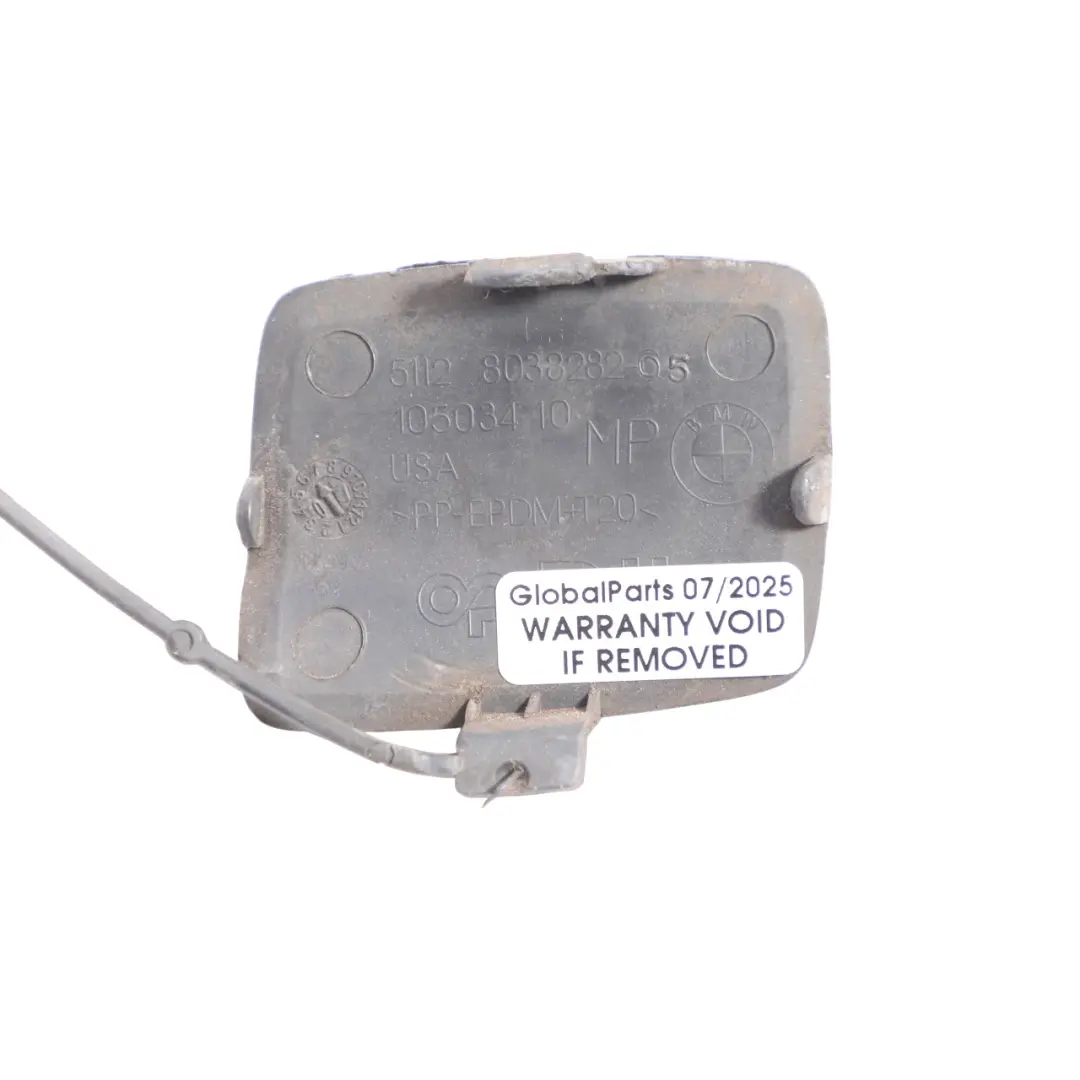 Klapka Zaczepu Holowniczego Tył Prawo Tylna Prawa Czarna do BMW X5 E70 o numerze 8038282 BMW X5 E70 Klapka Zaczepu Holowniczego Tył Prawo Tylna Prawa Czarna - SKU 8038282-CAR - Numer Części 8038282