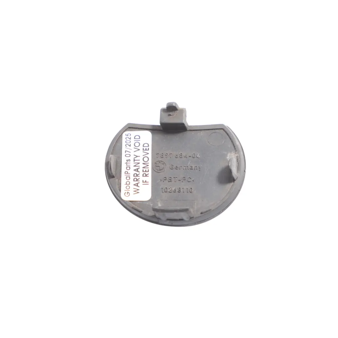 BMW F01 Towing Eye Front Bumper Flap 7897684 Carbonschwarz Metallic - 416 - SKU 8045118-CAR - Part number 8045118