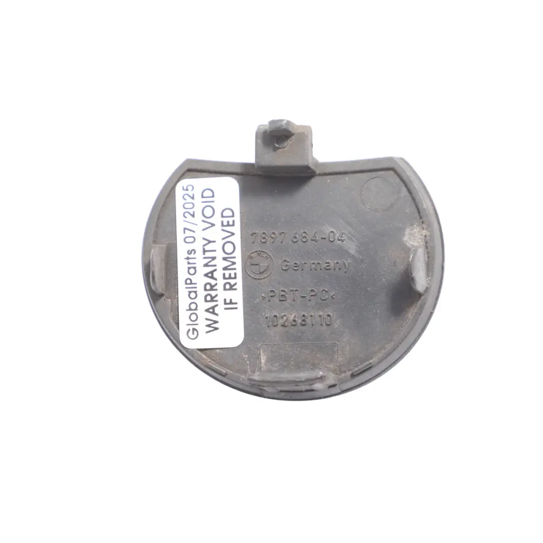 BMW F01 Towing Eye Front Bumper Flap 7897684 Carbonschwarz Metallic - 416 - SKU 8045118-CAR - Part number 8045118