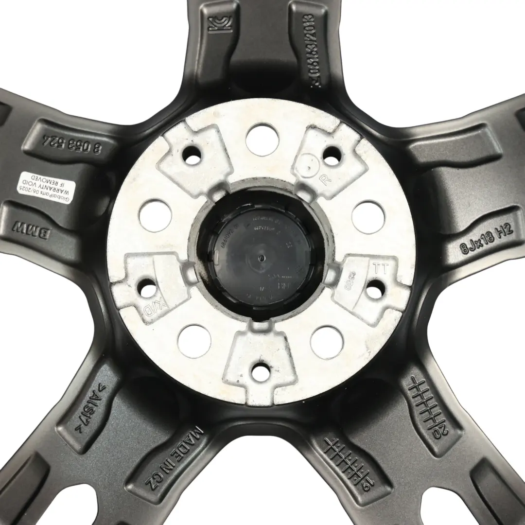 BMW F40 F44 Alloy Wheel Rim Cerium Grey 18" Double Spoke 556M ET:54 8J - SKU 8053524-2 - Part number 8053524