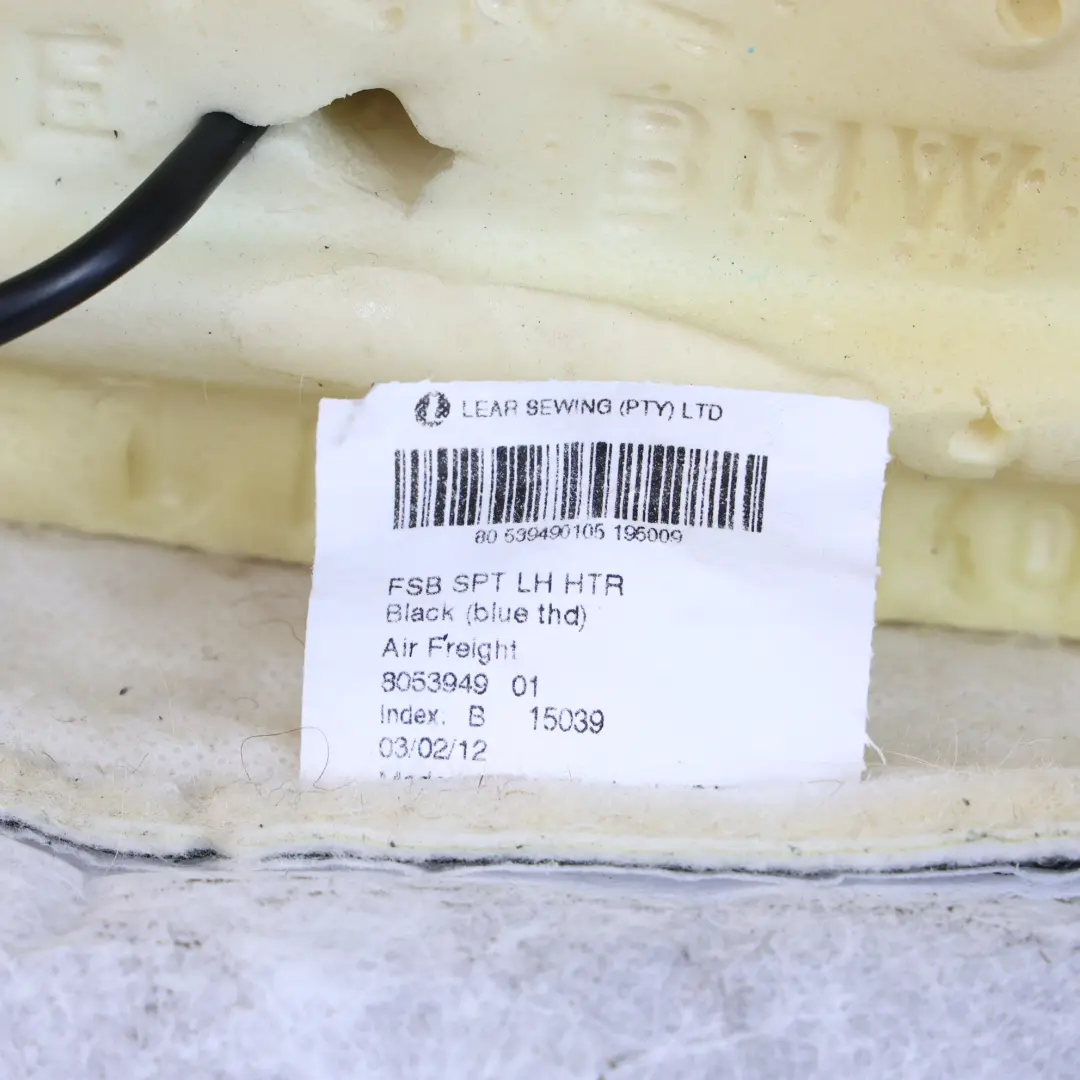 Oparcie Fotela Sport Skóra Czarna Przód Przednie Lewe do BMW E92 LCI o numerze 8053949 BMW E92 LCI Oparcie Fotela Sport Skóra Czarna Przód Przednie Lewe - SKU 8053949 - Numer Części 8053949