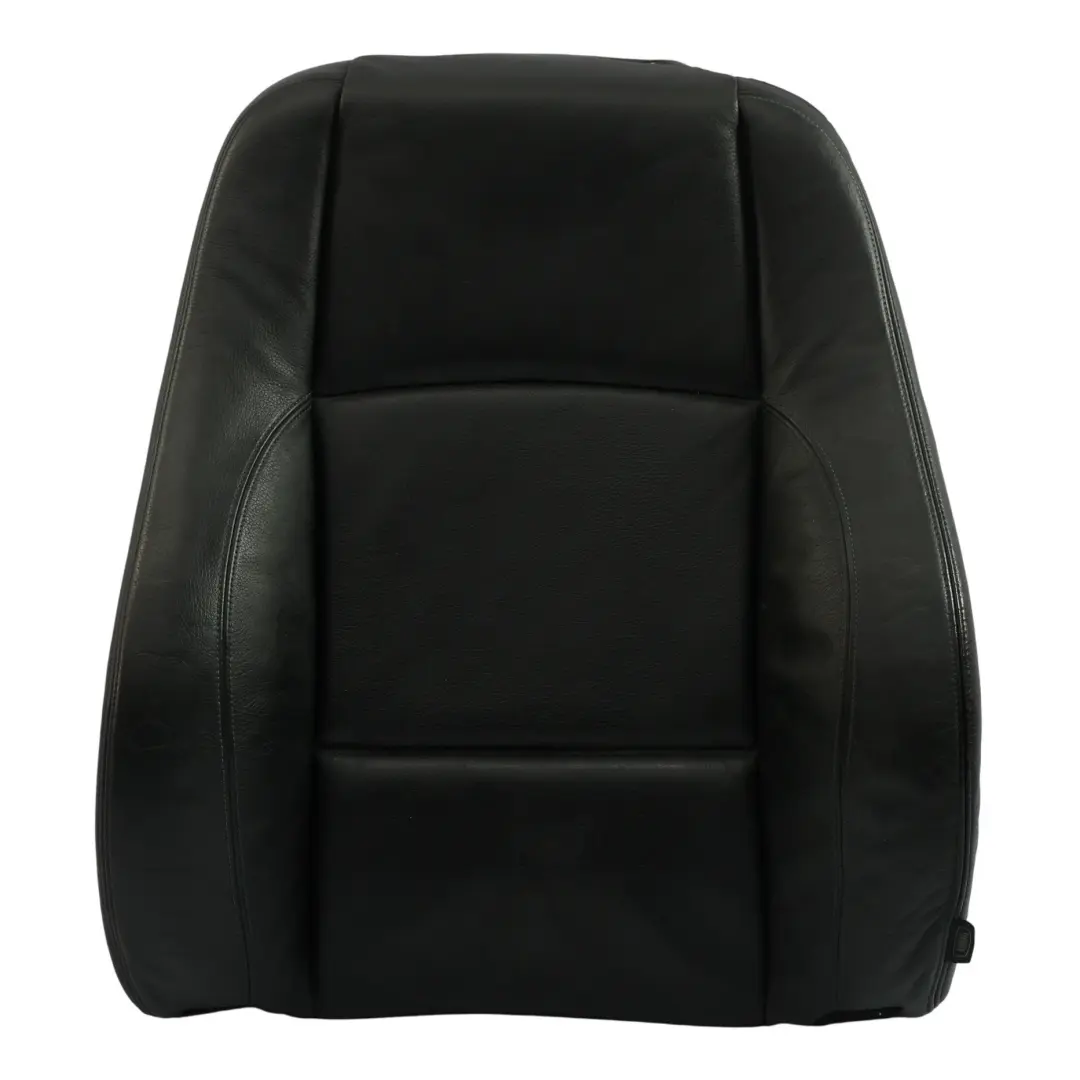 Backrest Cover Heated Black Leather Front Left N/S to BMW E88 Seat with Part number 8053969 BMW E88 Seat Backrest Cover Heated Black Leather Front Left N/S - SKU 8053969 - Part number 8053969