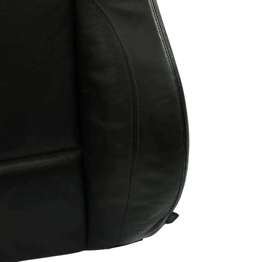 Backrest Cover Heated Black Leather Front Left N/S to BMW E88 Seat with Part number 8053969 BMW E88 Seat Backrest Cover Heated Black Leather Front Left N/S - SKU 8053969 - Part number 8053969