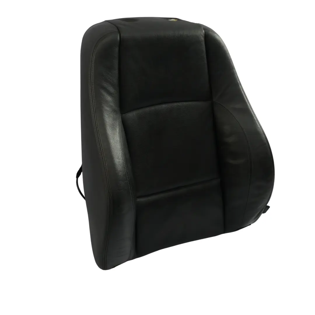 BMW E88 Seat Backrest Cover Heated Black Leather Front Left N/S - SKU 8053969 - Part number 8053969
