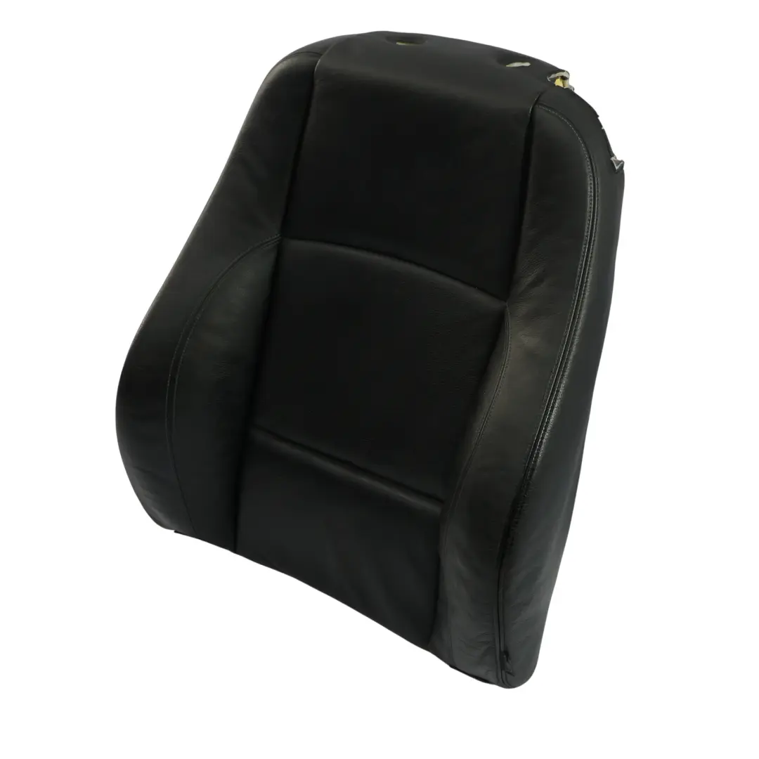 BMW E88 Seat Backrest Cover Heated Black Leather Front Left N/S - SKU 8053969 - Part number 8053969