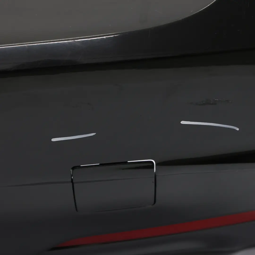 Bumper Rear M Sport Trim Panel PDC Black Sapphire Metallic - 475 to BMW F30 with Part number 8056497 BMW F30 Bumper Rear M Sport Trim Panel PDC Black Sapphire Metallic - 475 - SKU 8056497-BS2 - Part number 8056497