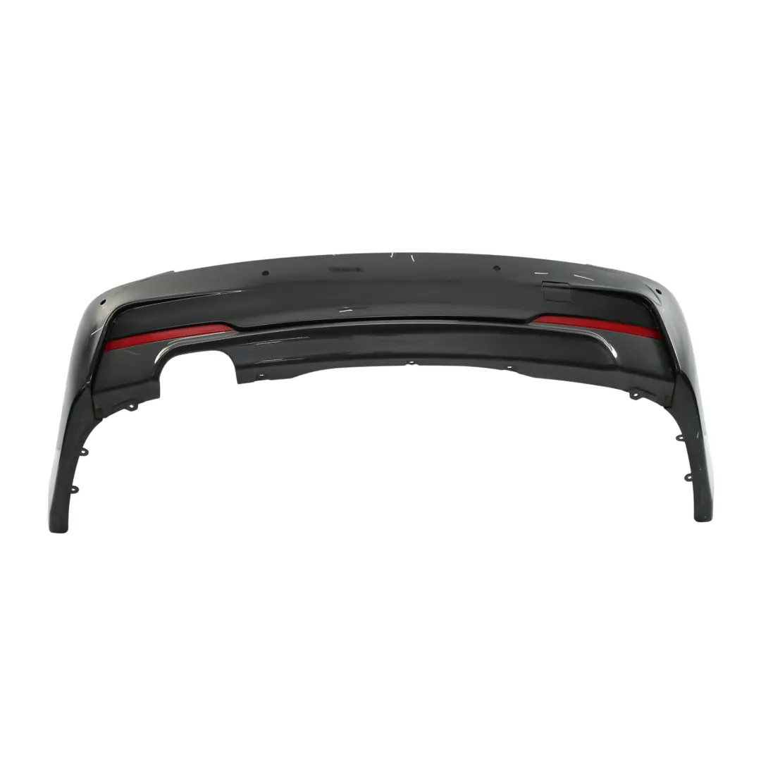 Bumper Rear M Sport Trim Panel PDC Black Sapphire Metallic - 475 to BMW F30 with Part number 8056497 BMW F30 Bumper Rear M Sport Trim Panel PDC Black Sapphire Metallic - 475 - SKU 8056497-BS2 - Part number 8056497