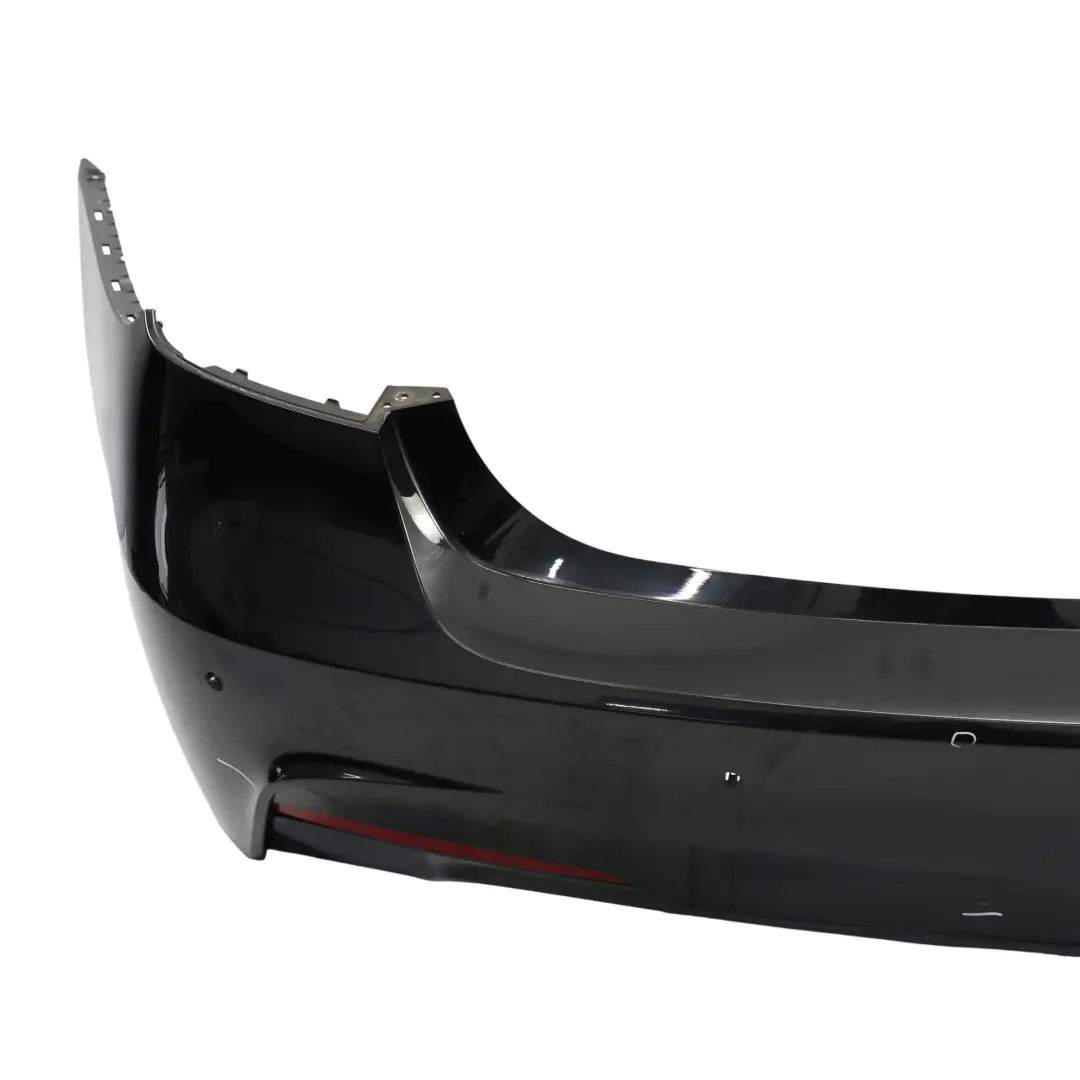 Bumper Rear M Sport Trim Panel PDC Black Sapphire Metallic - 475 to BMW F30 with Part number 8056497 BMW F30 Bumper Rear M Sport Trim Panel PDC Black Sapphire Metallic - 475 - SKU 8056497-BS2 - Part number 8056497