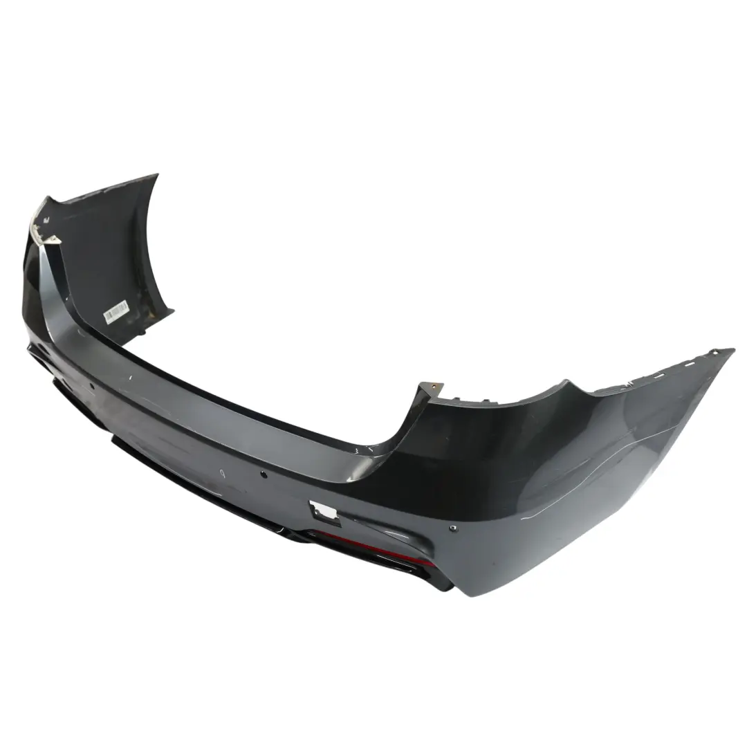 BMW F31 Touring Rear Bumper M Sport Trim Panel PDC Mineralgrau Grey - B39 - SKU 8056577-MG3 - Part number 8056577