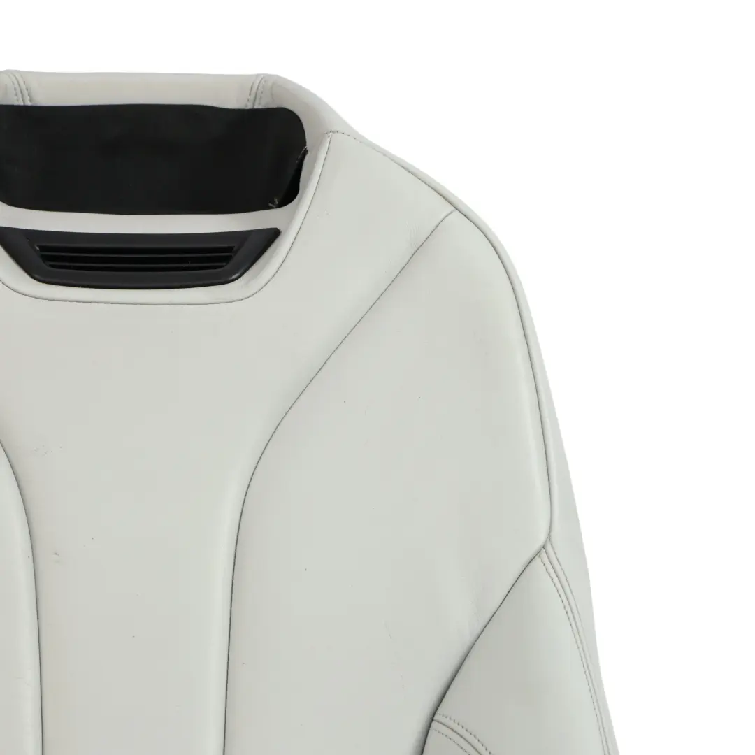 BMW F83 M4 Respaldo Asiento M Sport Cuello Delantero Izquierdo Cuero Silverstone - SKU 8058353 - Número de pieza 8058353