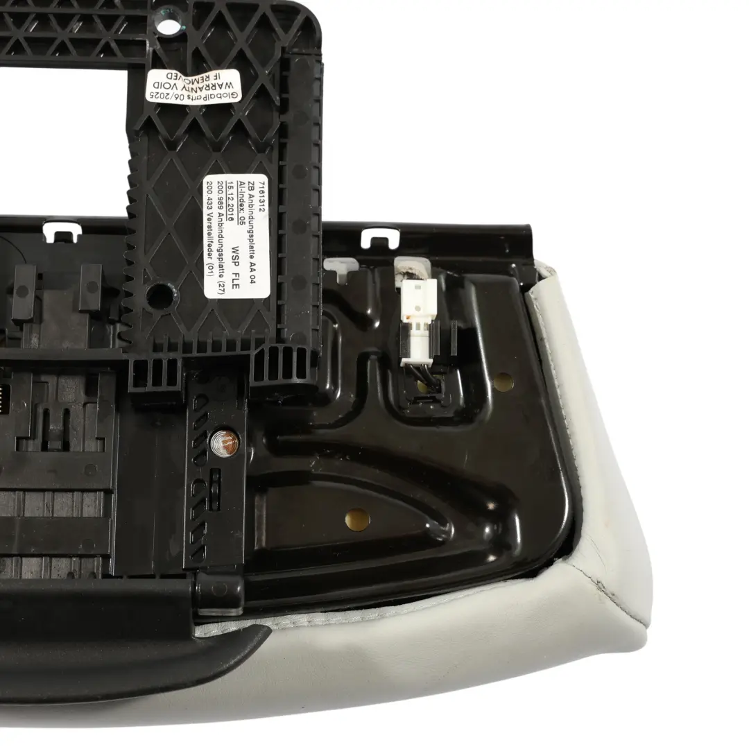 BMW F83 M4 Vorder Sitz Schenkel Stützen Träger Bezug Leder Silverstone - SKU 8058358 - Teilenummer 8058358