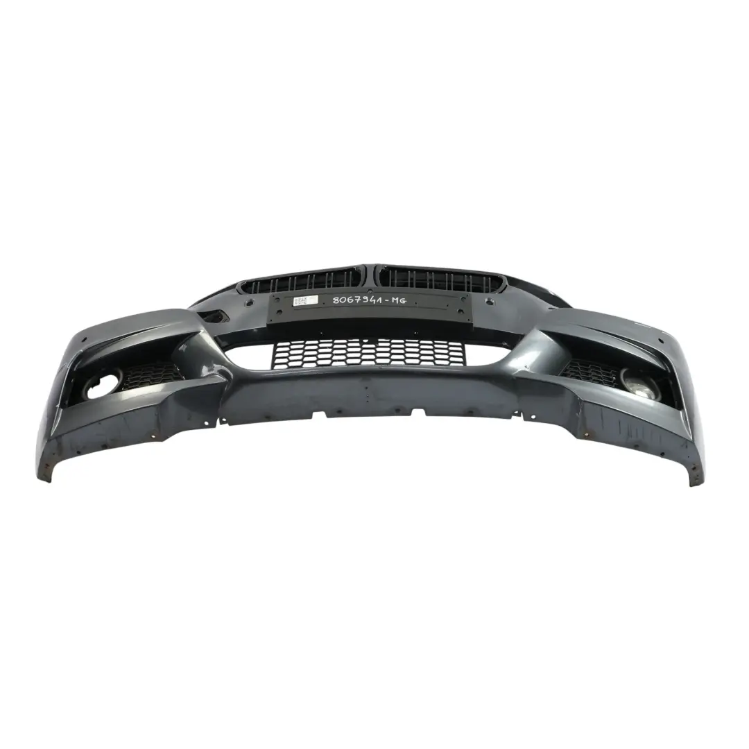 BMW F30 F31 Zderzak Przedni M-Pakiet Mineralgrau Szary Metalik - B39 - SKU 8067941-MG - Numer Części 8067941